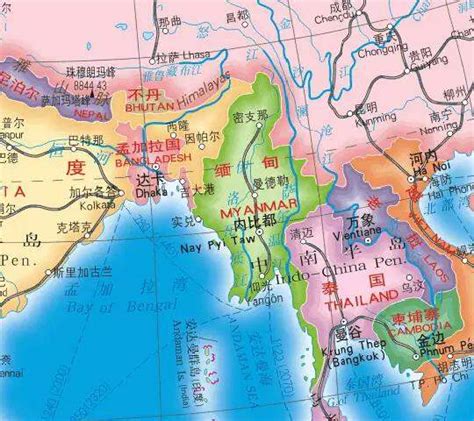 缅甸平原面积