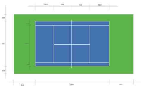 网球平面图图片