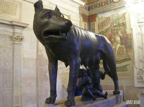 罗马狼雕塑图片大全