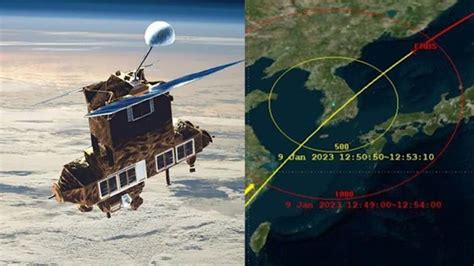 美卫星坠落朝鲜半岛了吗