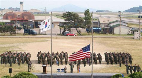美国撤离驻韩军基地