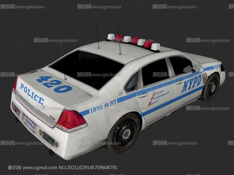 美国纽约警车模型