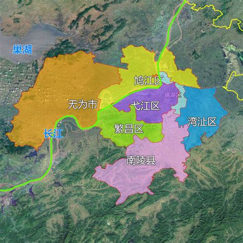 芜湖市地理位置