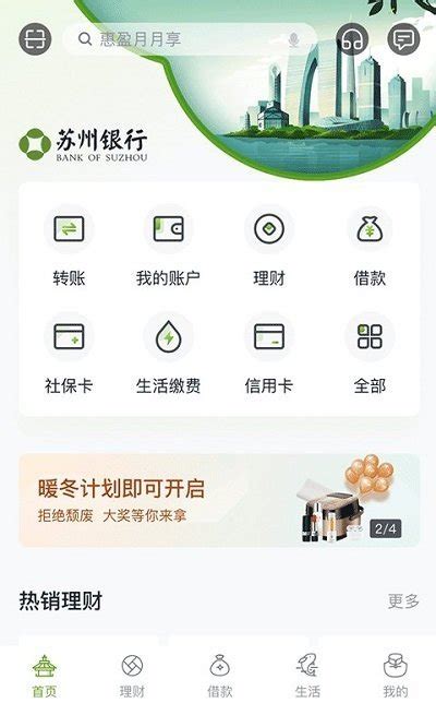 苏州银行app年流水汇总页