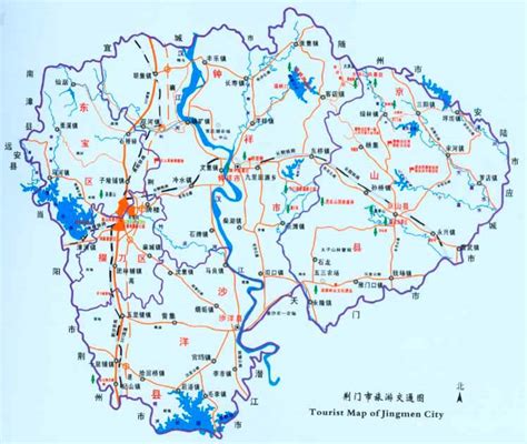 荆门漳河地图