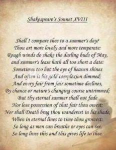 莎士比亚的十四行诗名词解释