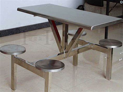 菏泽市饭店不锈钢餐桌椅定做