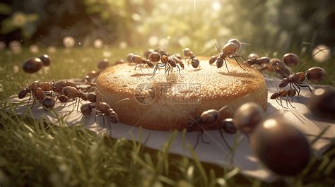 观察蚂蚁搬运食物日记