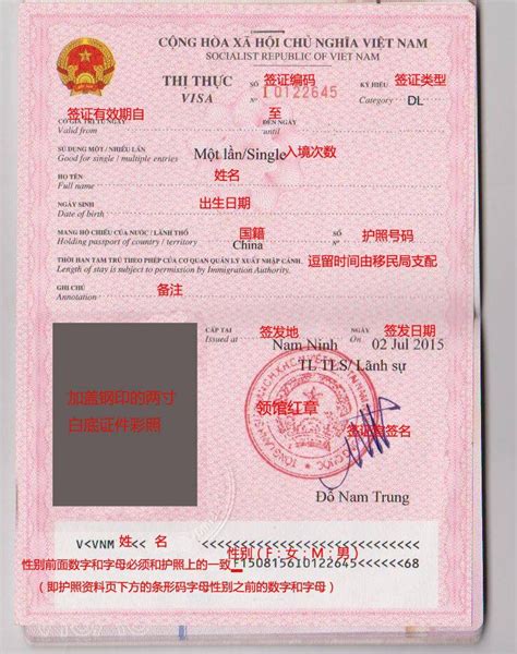 越南签证申请表可以打印上去吗