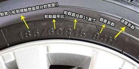 轮胎上面的字母数字代表什么
