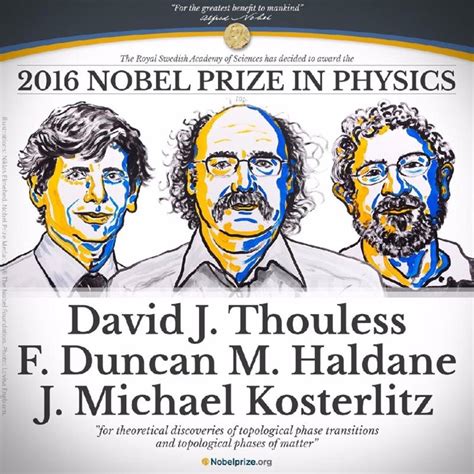 近十年物理学诺贝尔奖获得者名单
