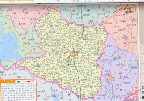邓州市城区地图