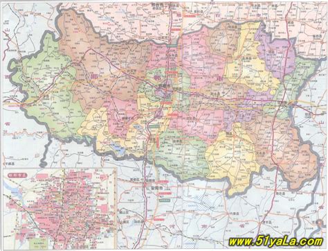 邯郸辖区各县地图