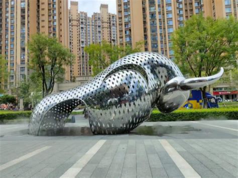 郑州不锈钢仿古室外抽象雕塑制作