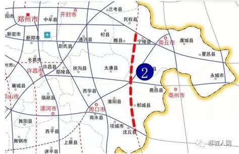郸城高速规划图