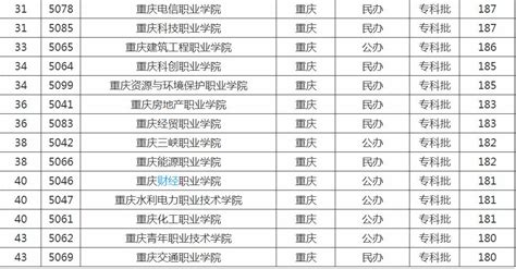 重庆大学最佳专业全国排名