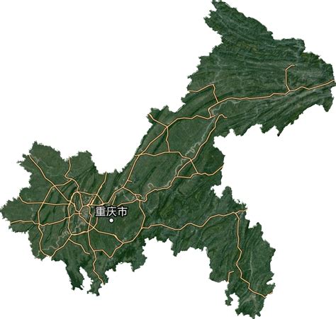重庆渝中区卫星地图高清版