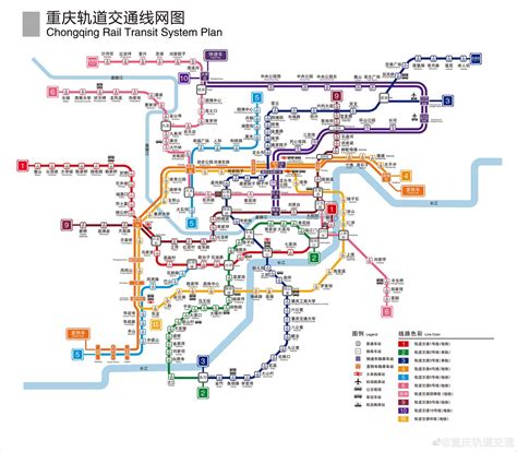 重庆轻轨1号线线路图