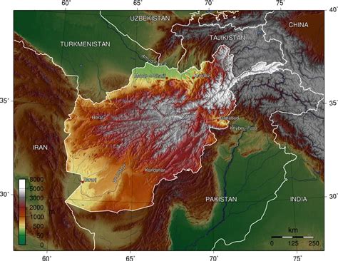 阿富汗地震分布图
