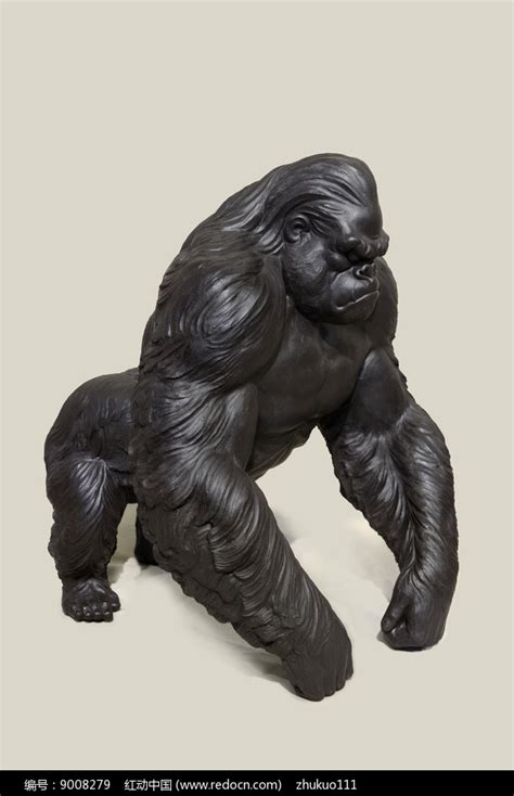 雕塑大猩猩图片