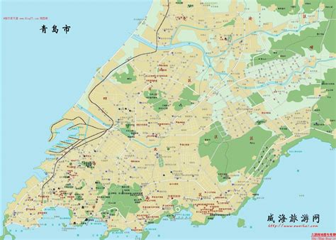 青岛地图高清版大图