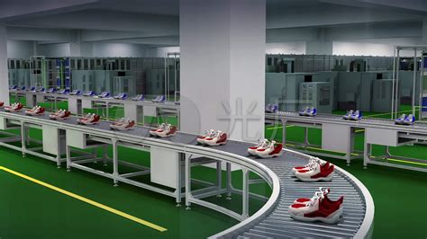 鞋厂生产流水线视频