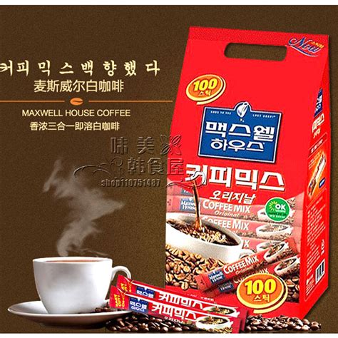 韩国果仁味速溶咖啡