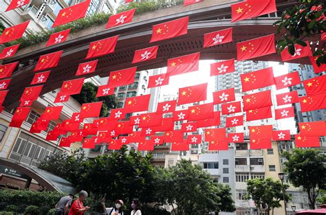 香港各界首庆回归洋溢喜庆气氛
