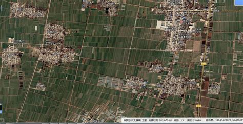 高清农村卫星地图 谷歌