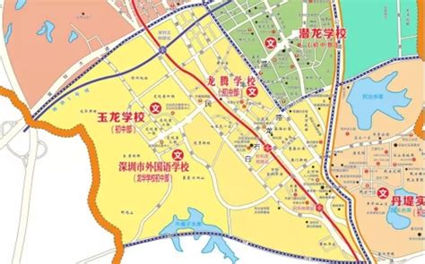 龙华新区民治地图