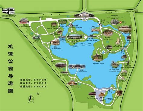 龙潭湖公园地图