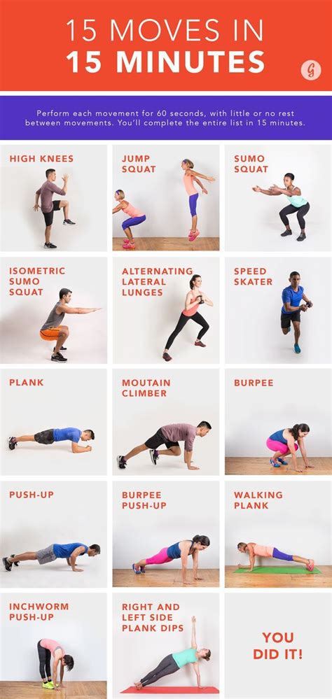 15 minute fitness circle