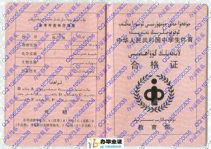 2010年新疆高中毕业证样本