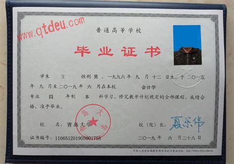 2016青岛大学毕业证