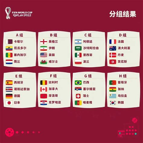 2022卡塔尔世界杯国家排名