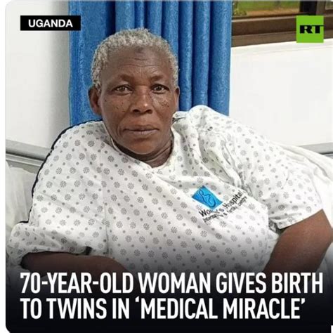 70岁乌干达妇女产下双胞胎
