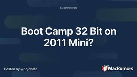 bootcamp32位