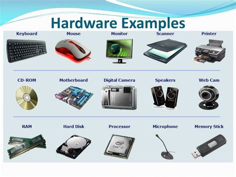 examples of computer hardware