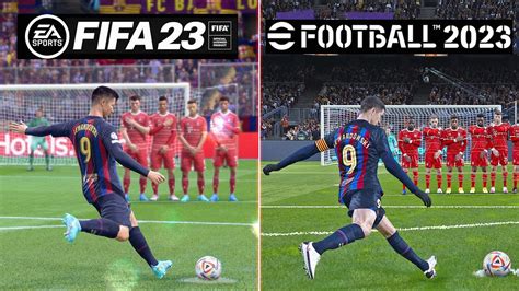 fifa23 vs efootball 2023