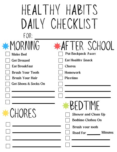 healthy routine for students