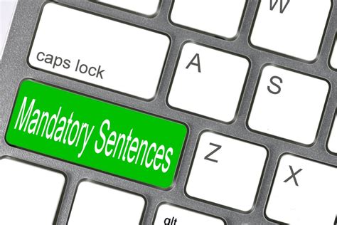 mandatory sentences