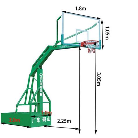 nba篮球架标准高度是多少