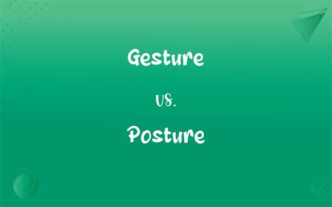 posture与gesture