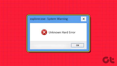 unknown hard error什么都打不开