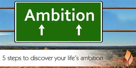 what does ambition mean