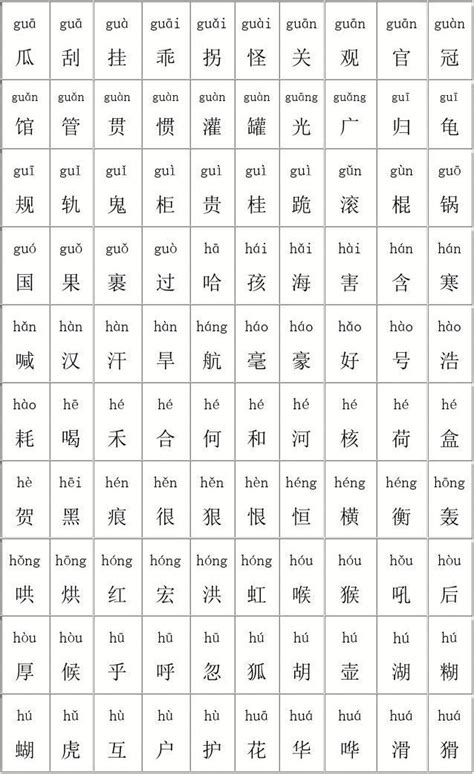 zi拼音所有汉字